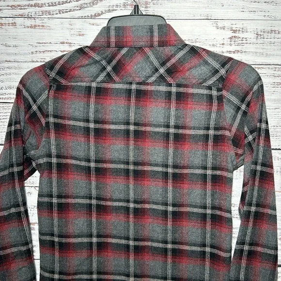 First Wave Dillards Charcoal Flannel Button Up Boys Size 10/12 NWT - Picture 12 of 15